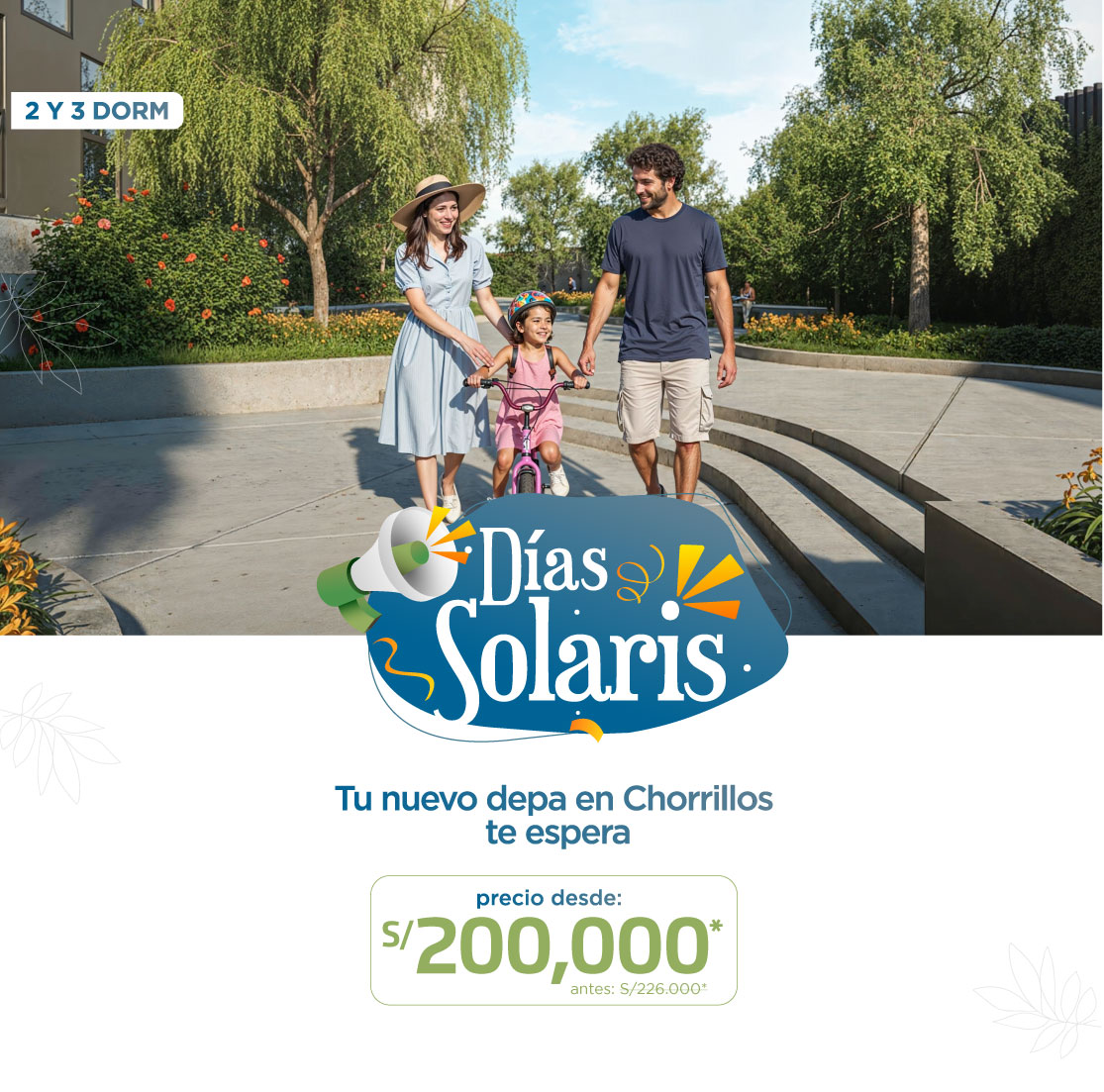 Condominio Solaris en Chorrillos | Grupo Santa Maria