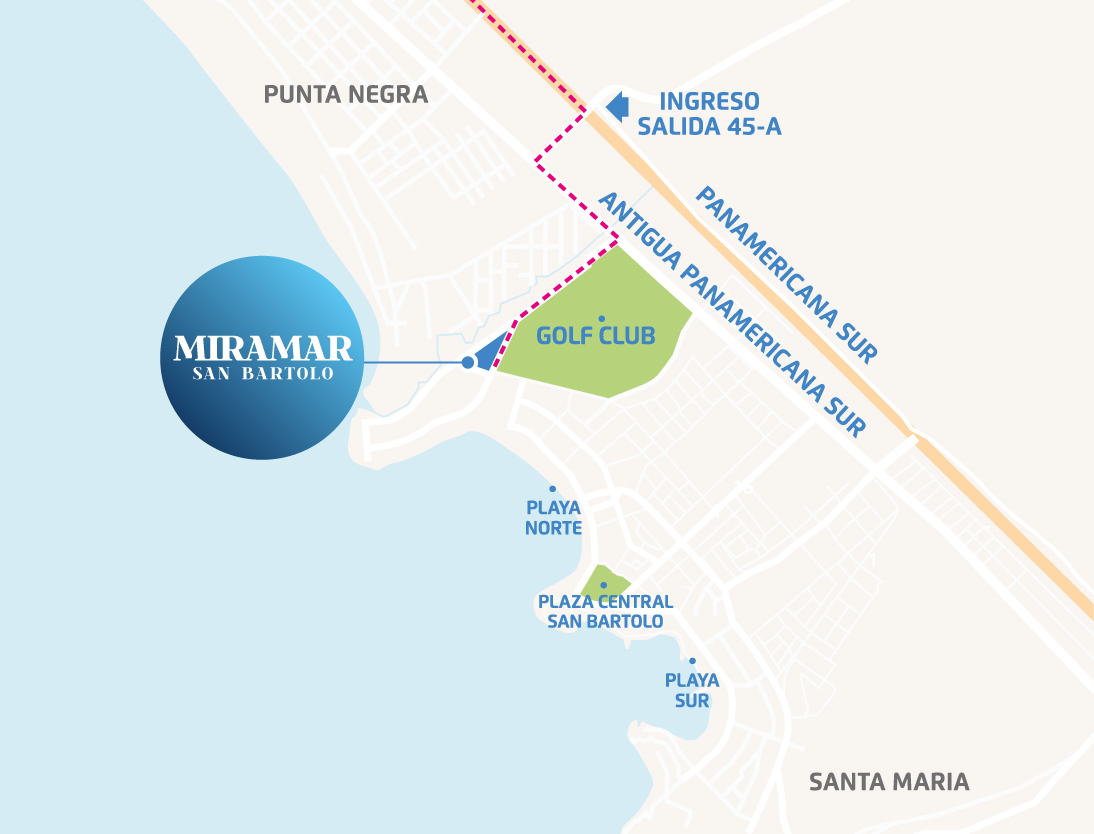 Mapa Departamentos Miramar