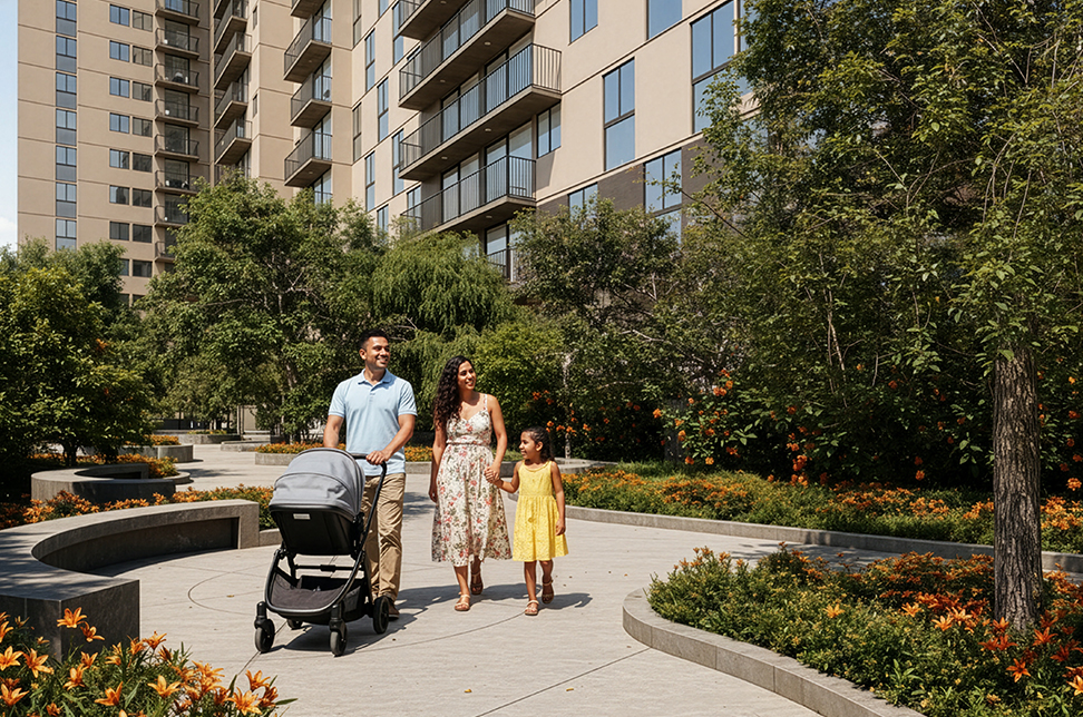 Parque Interno - Condominio Solaris | Grupo Santa Maria